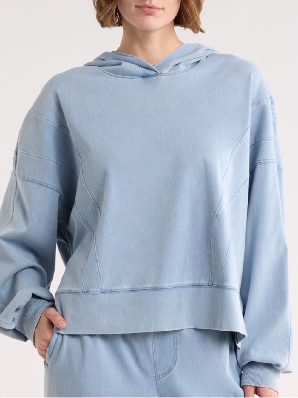 Yogalicious Flow Crop Hooded Sweatshirt